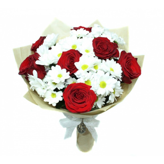 Букет цветов "Бабочка"